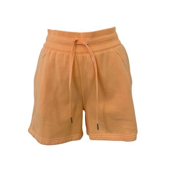 Lululemon Scuba High-Rise Short 5" Cotton Terry in Peach Bellini 6 Women's - Picture 1 of 8